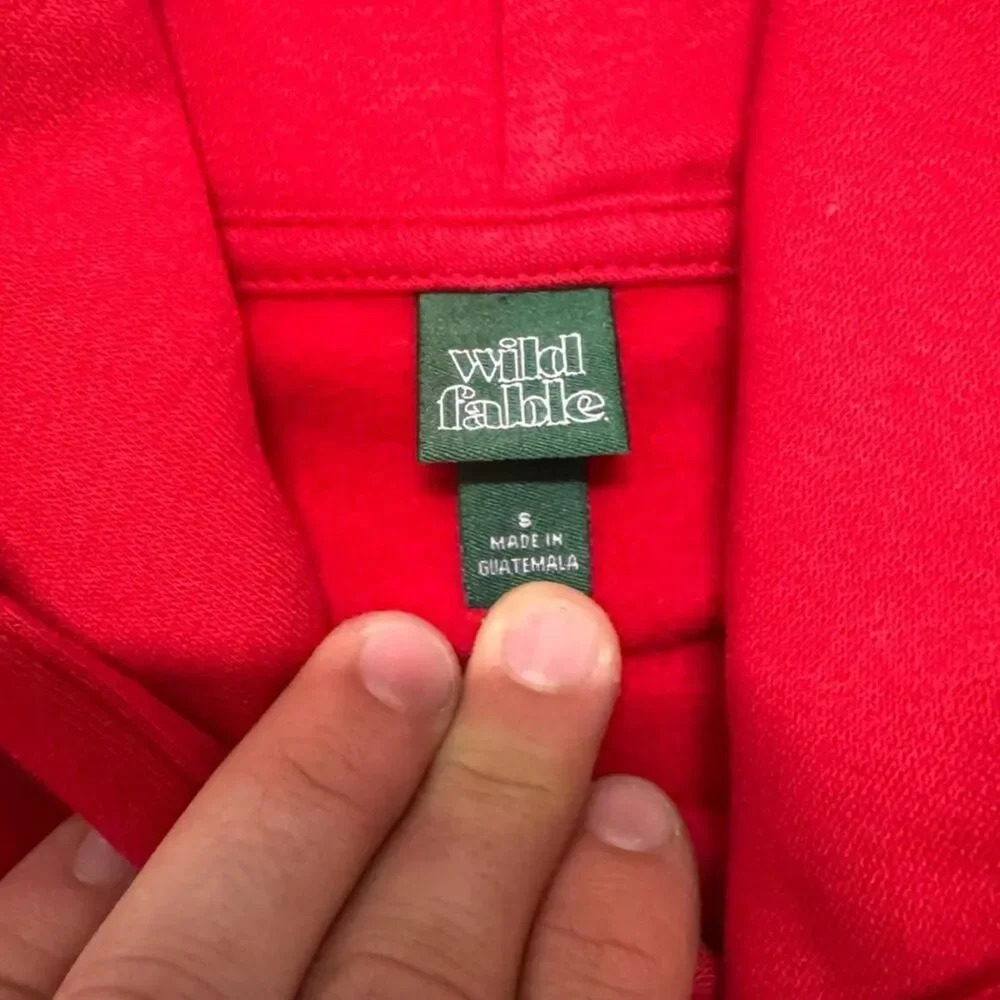 Wild-fable Women's Red Hoodie - Picture 2 of 5
